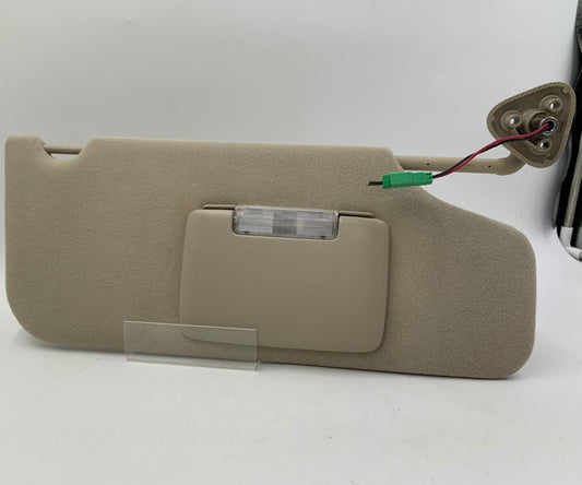 2008-2009 Mercury Sable Passenger Sun Visor Sunvisor Beige Illuminated A02B30044