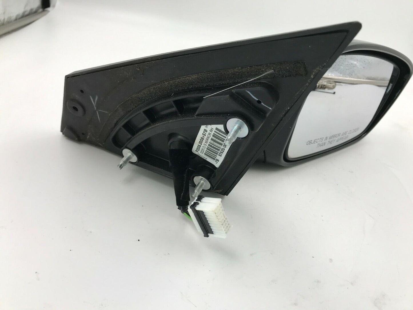 2011-2014 Hyundai Sonata Passenger Side Power Door Mirror Black OEM A01B02082