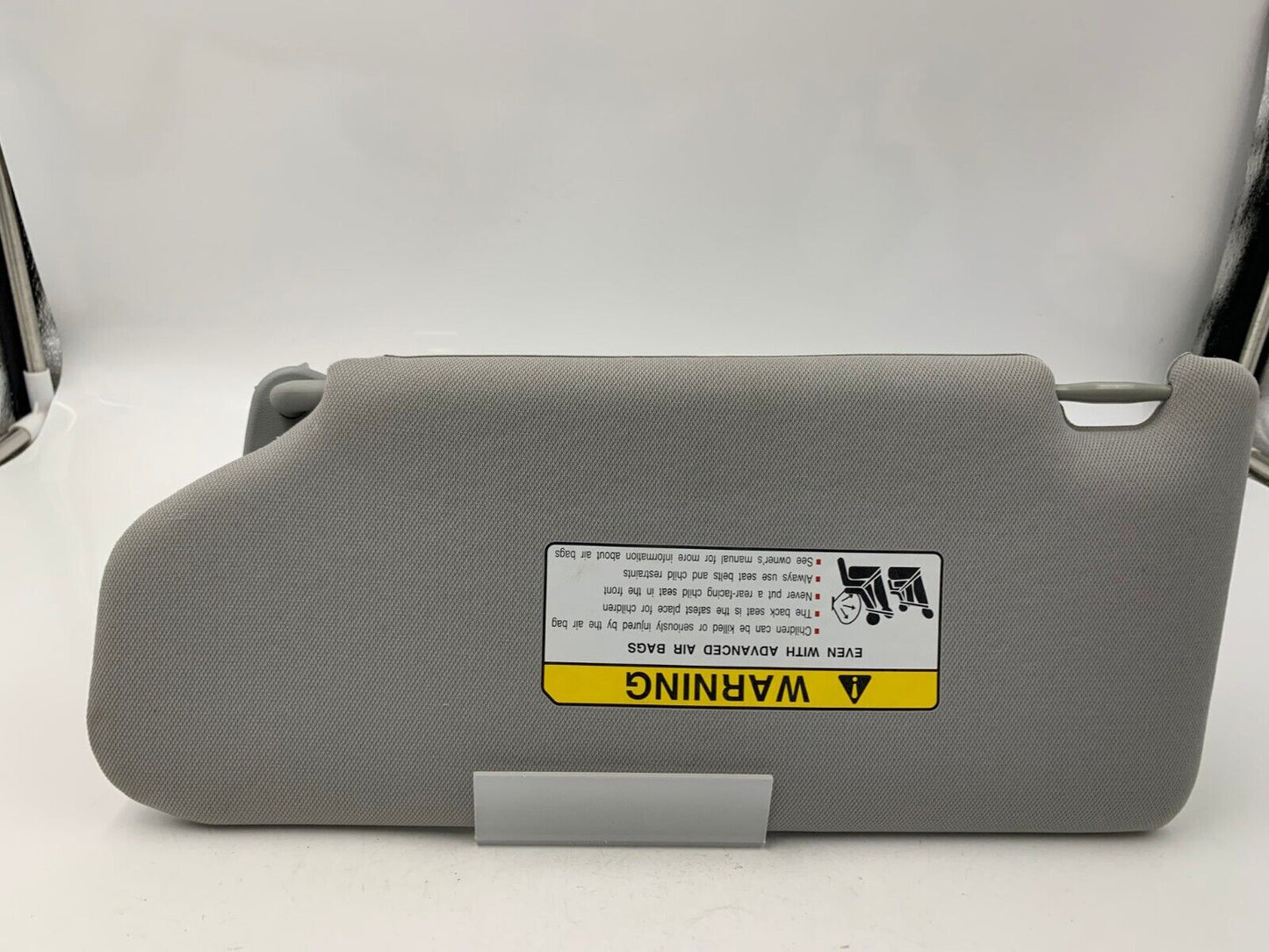 2018 Mitsubishi Outlander Passenger Sun Visor Sunvisor Gray OEM A01B02087