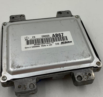 2013-2016 Chevrolet Cruze Engine Control Module Unit ECU ECM OEM A01B19002