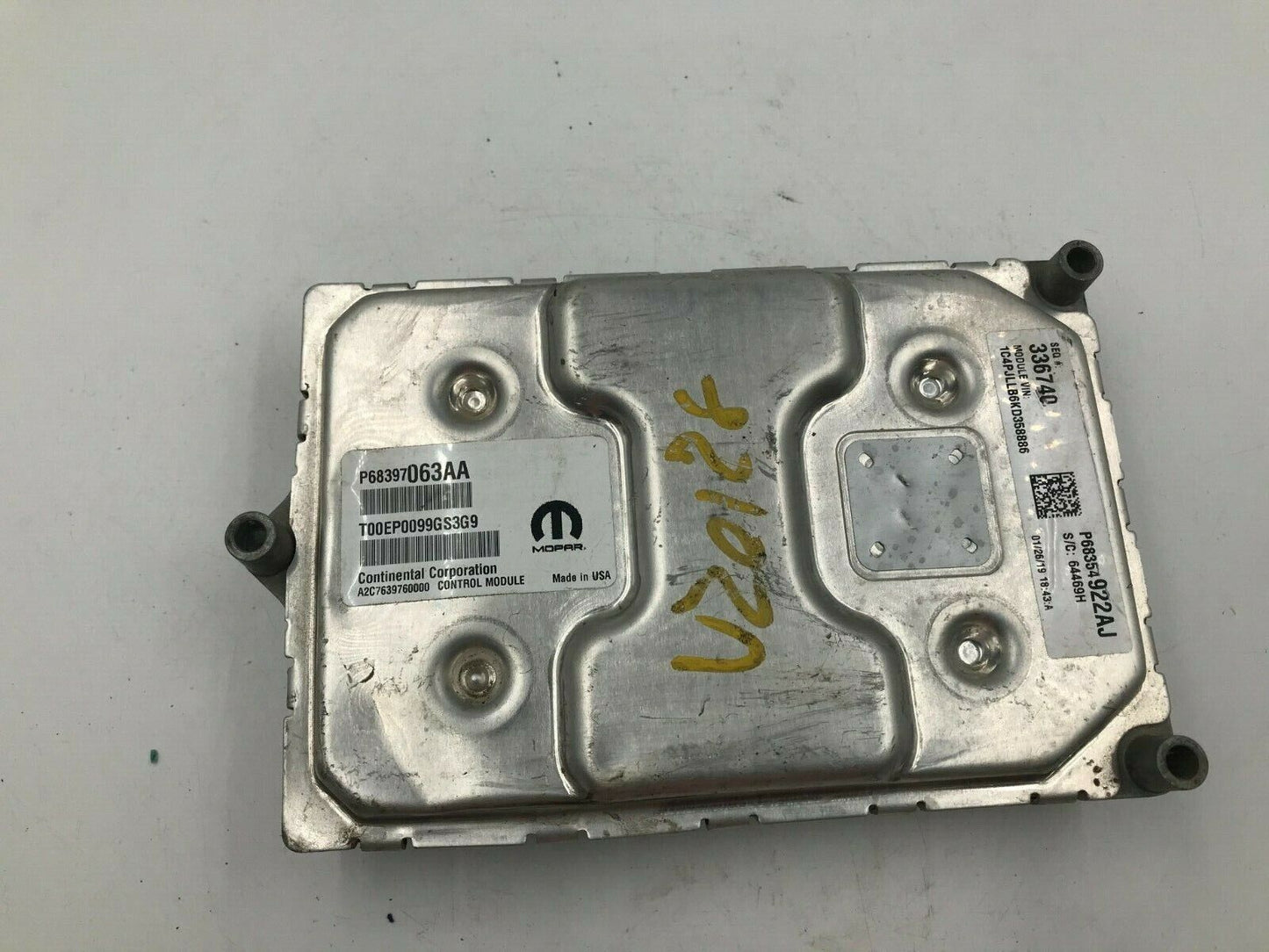 2019 Jeep Grand Cherokee Engine Control Module Unit ECU ECM OEM A04B27029