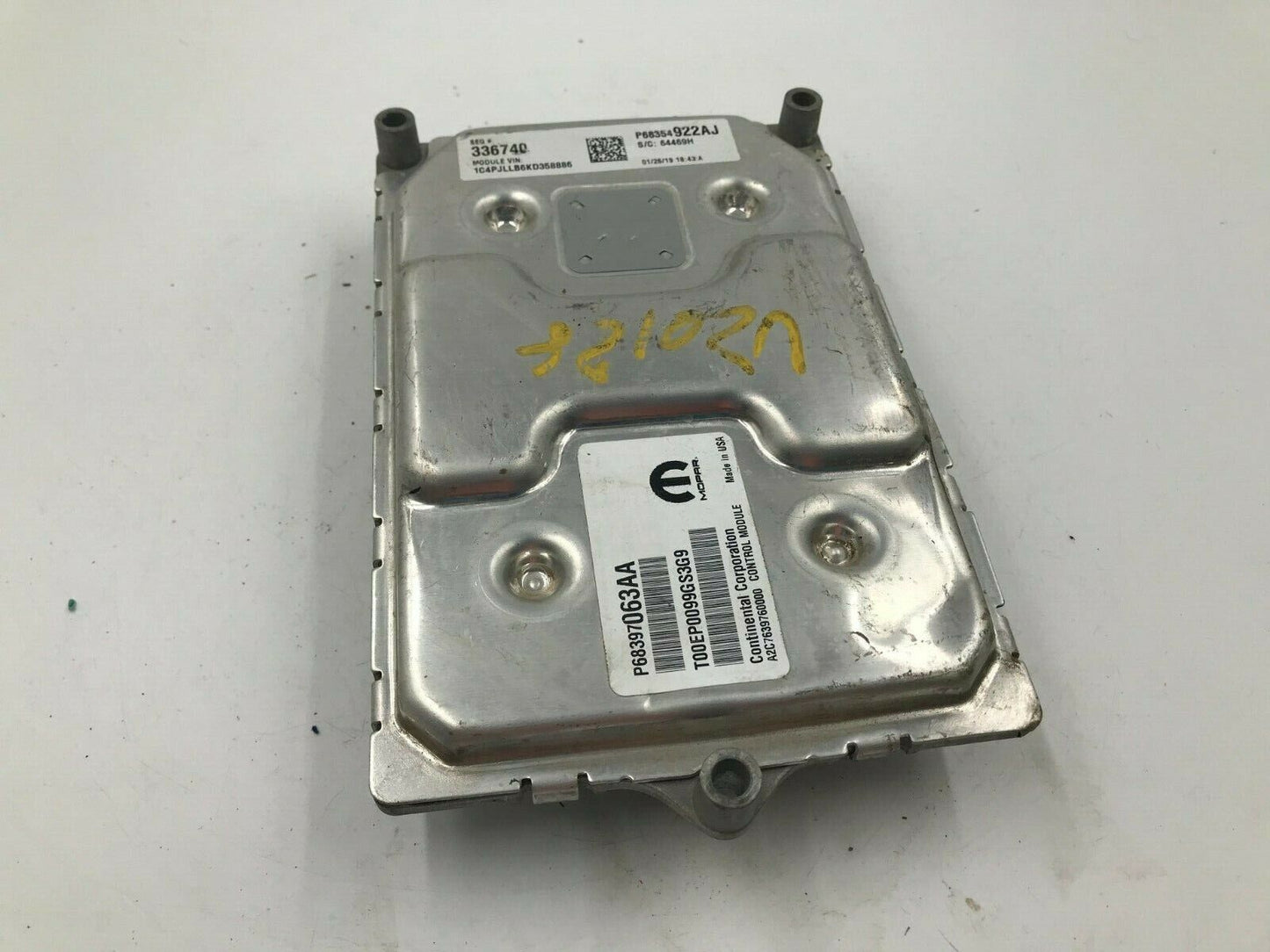 2019 Jeep Grand Cherokee Engine Control Module Unit ECU ECM OEM A04B27029