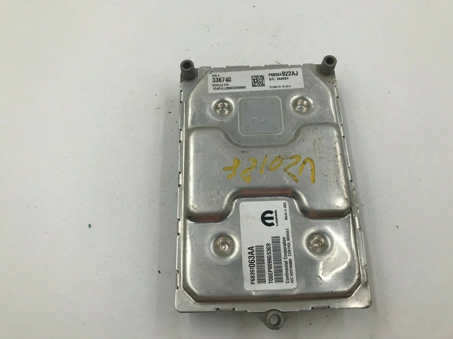 2019 Jeep Grand Cherokee Engine Control Module Unit ECU ECM OEM A04B27029