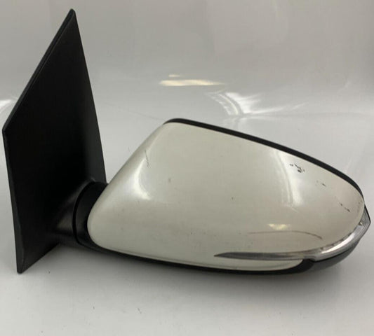 2014-2017 Kia Forte Driver Side View Power Door Mirror White OEM B04B10031