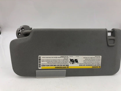 2017-2018 Chevrolet Trax Passenger Sun Visor Sunvisor Gray OEM D03B50084