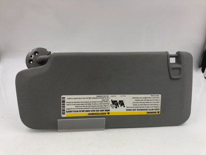 2017-2018 Chevrolet Trax Passenger Sun Visor Sunvisor Gray OEM D03B50084