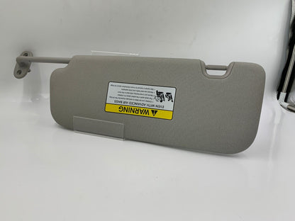 2014-2016 Kia Forte Passenger Sun Visor Sunvisor Gray OEM D03B45087