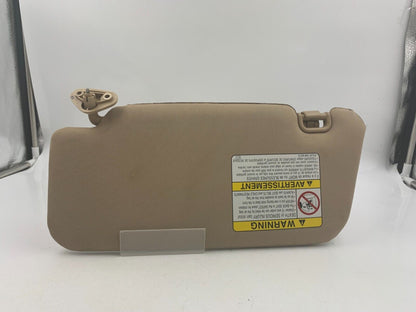 2003-2005 Subaru Forester Passenger Sun Visor Sunvisor Tan OEM C02B25084