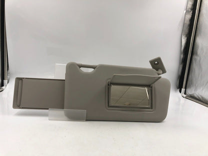 2012-2015 Nissan Versa Passenger Sun Visor Sunvisor Gray OEM G01B21057