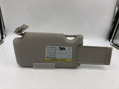 2012-2015 Nissan Versa Passenger Sun Visor Sunvisor Gray OEM G01B21057