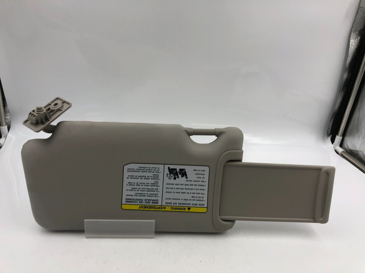 2012-2015 Nissan Versa Passenger Sun Visor Sunvisor Gray OEM G01B21057