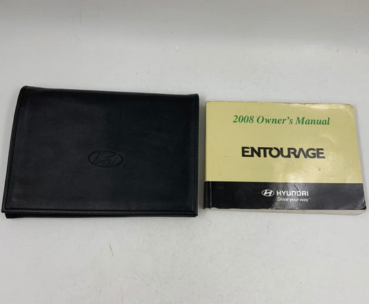 2008 Hyundai Entourage Owners Manual with Case OEM E02B01080