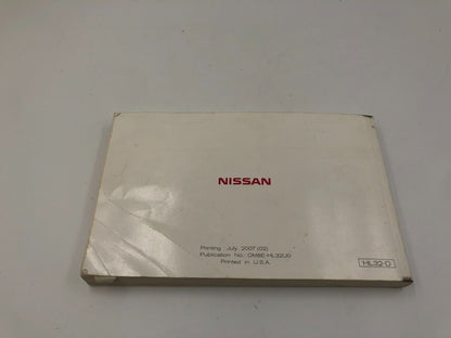 2008 Nissan Altima Hybrid Owners Manual Handbook OEM B04B31033