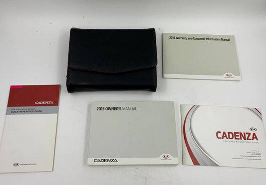 2015 Kia Cadenza Owners Manual Set with Case OEM E04B25007