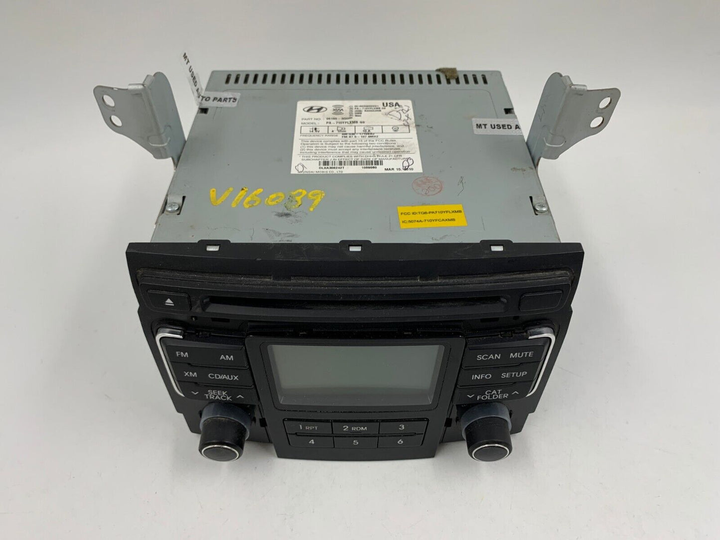 2011 Hyundai Sonata AM FM CD Player Radio Receiver OEM D02B38021