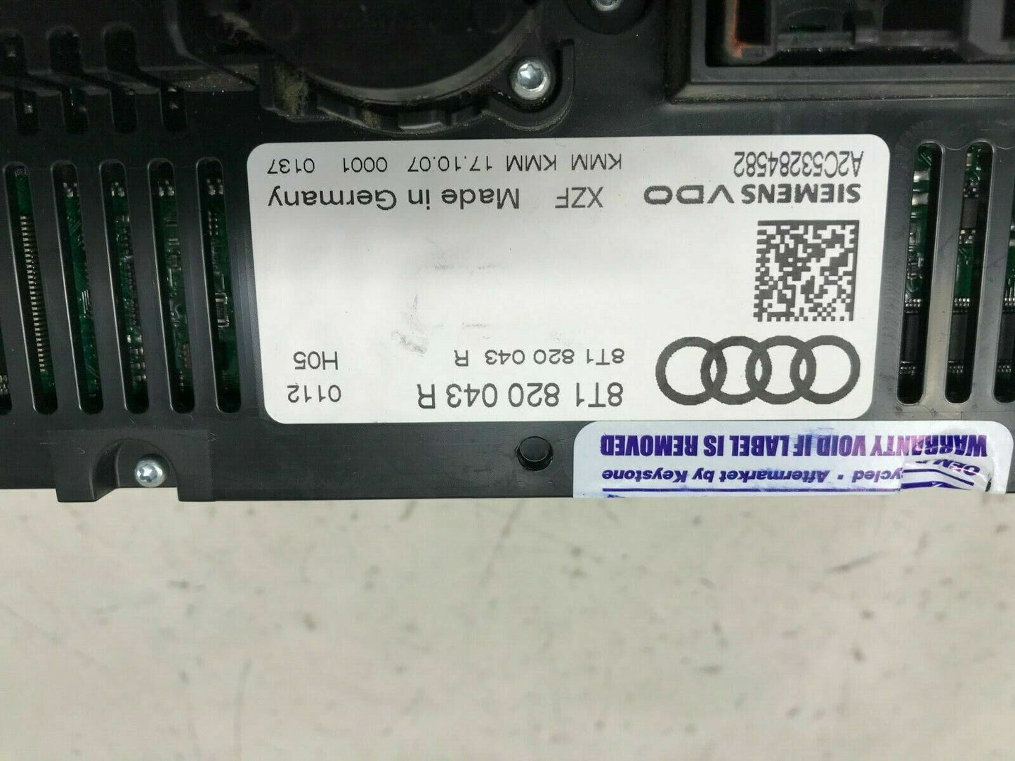 2008-2013 Audi S5 AC Heater Climate Control Temperature Unit OEM D02B45005