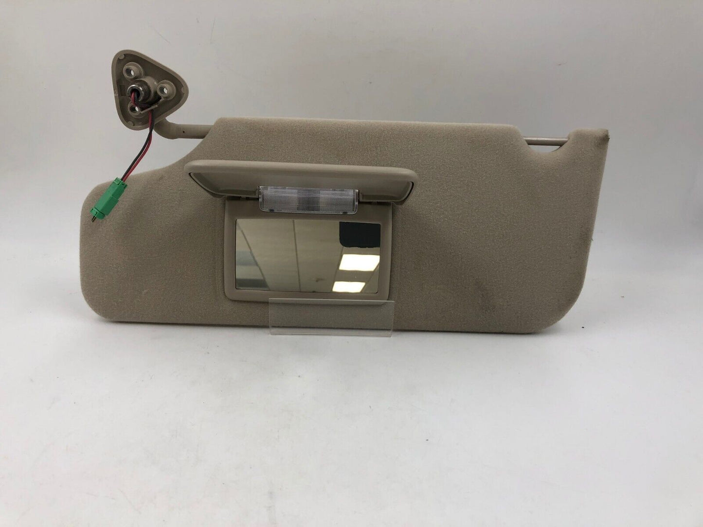 2008-2009 Ford Taurus Driver Sun Visor Sunvisor Beige Illuminated OEM C04B45060