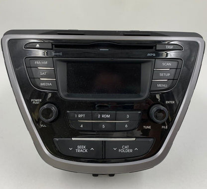 2013 Hyundai Elantra AM FM CD Player Radio Receiver OEM A02B19031