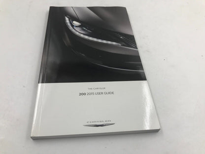 2015 Chrysler 200 Owners Manual Handbook with Case OEM A03B41035