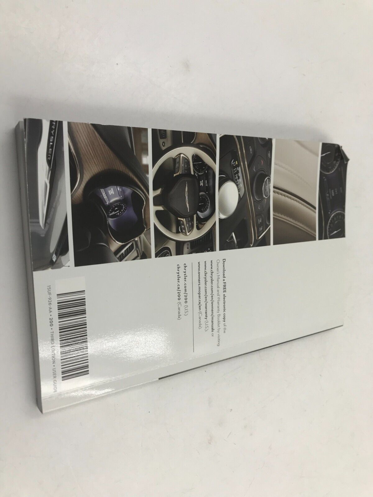 2015 Chrysler 200 Owners Manual Handbook with Case OEM A03B41035