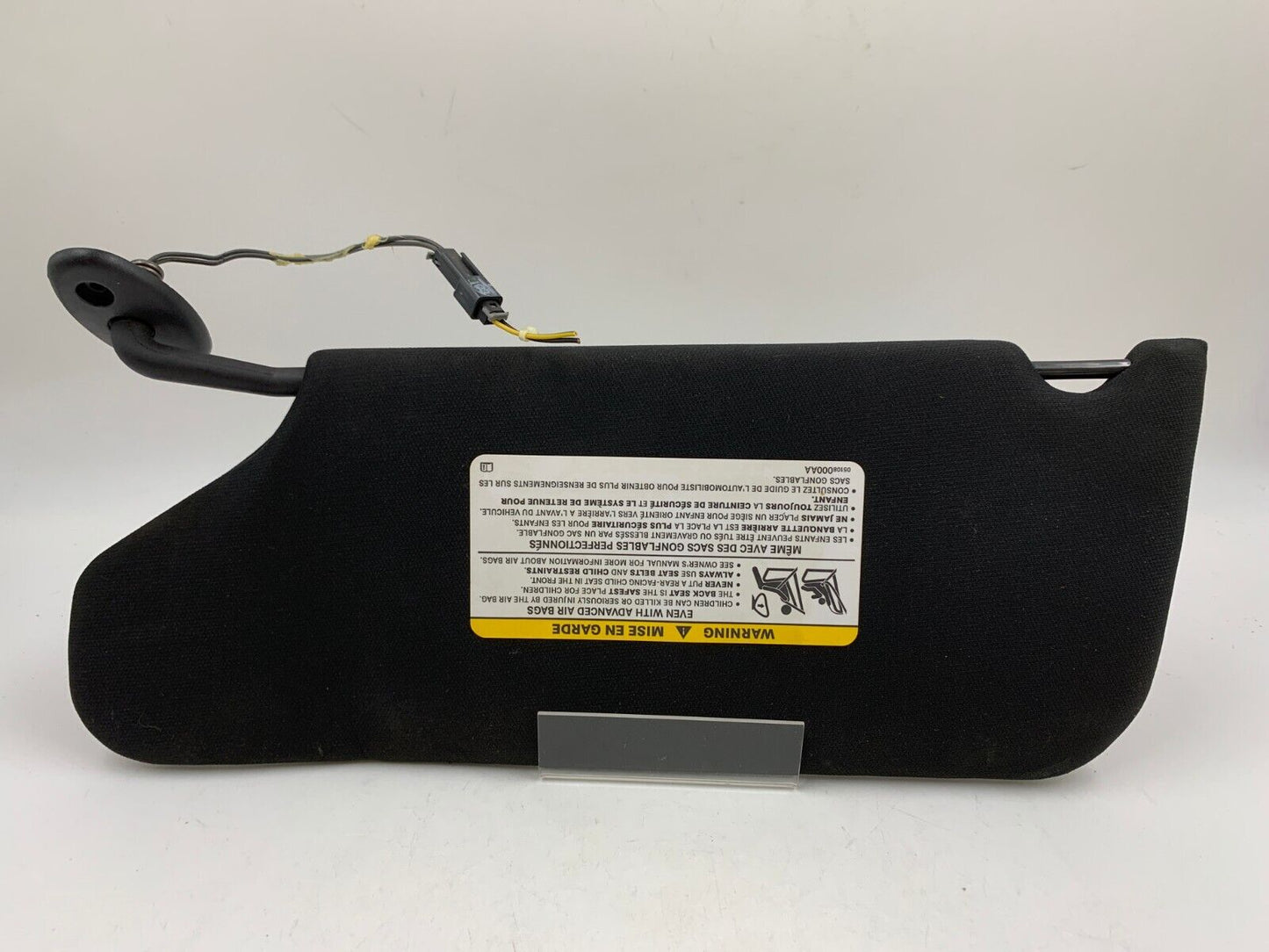 2011-2014 Dodge Avenger Passenger Sun Visor Sunvisor Black OEM C01B54003