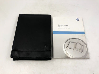 2014 Volkswagen Jetta Owners Manual Handbook Set with Case OEM A01B36031