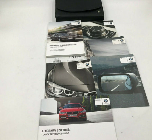 2014 BMW 3 Series Sedan Owners Manual Handbook Set with Case OEM C01B14045