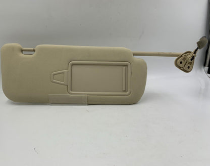 2014-2016 Kia Cadenza Passenger Sunvisor Sun Visor Beige OEM A01B23004