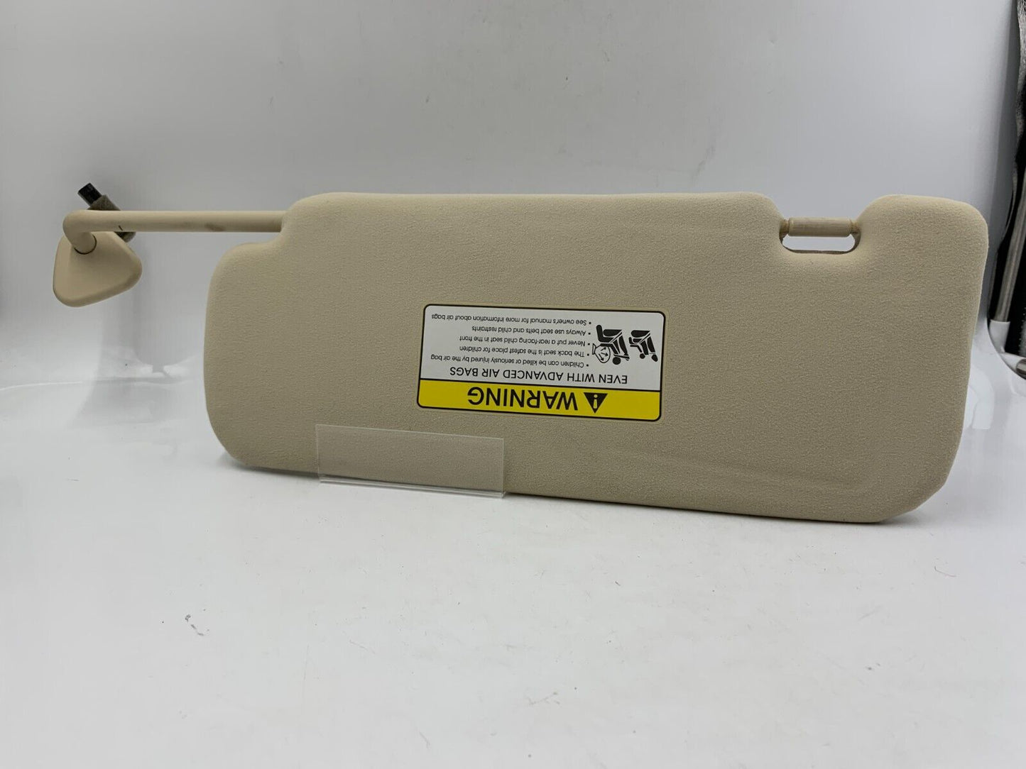 2014-2016 Kia Cadenza Passenger Sunvisor Sun Visor Beige OEM A01B23004