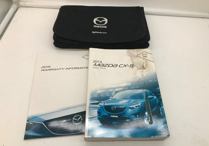 2014 Mazda CX-5 CX5 Owners Manual Set with Case OEM C04B36008