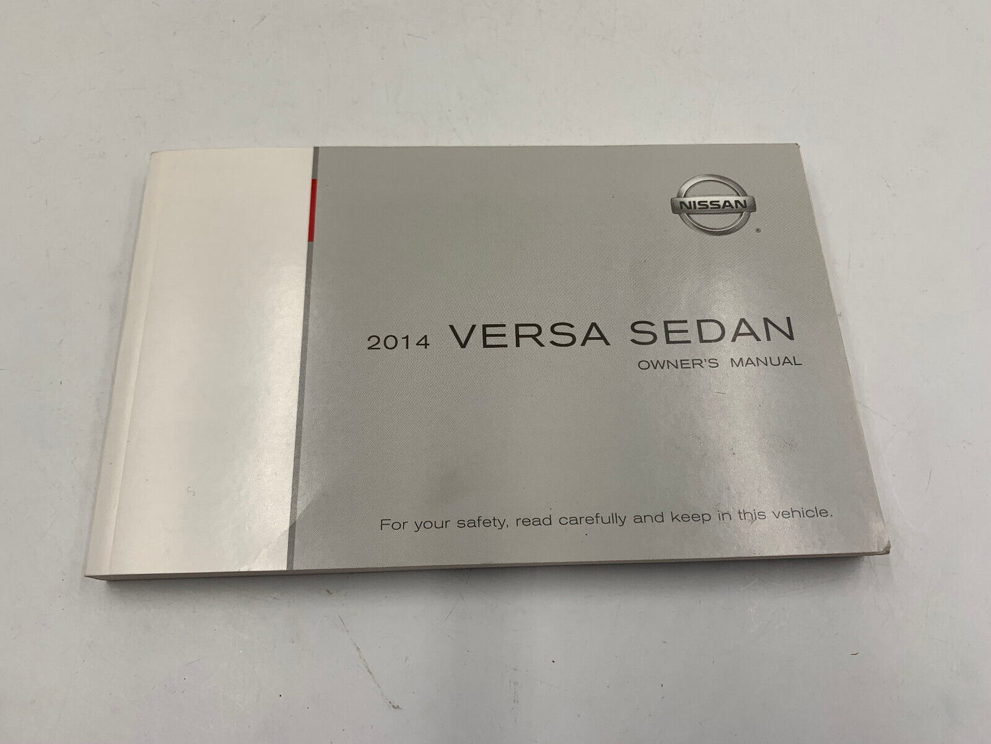 2014 Nissan Versa Sedan Owners Manual Set with Case OEM A01B36026