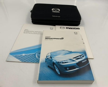 2007 Mazda 6 Owners Manual with Case OEM A03B47038