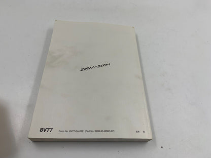 2007 Mazda 6 Owners Manual with Case OEM A03B47038