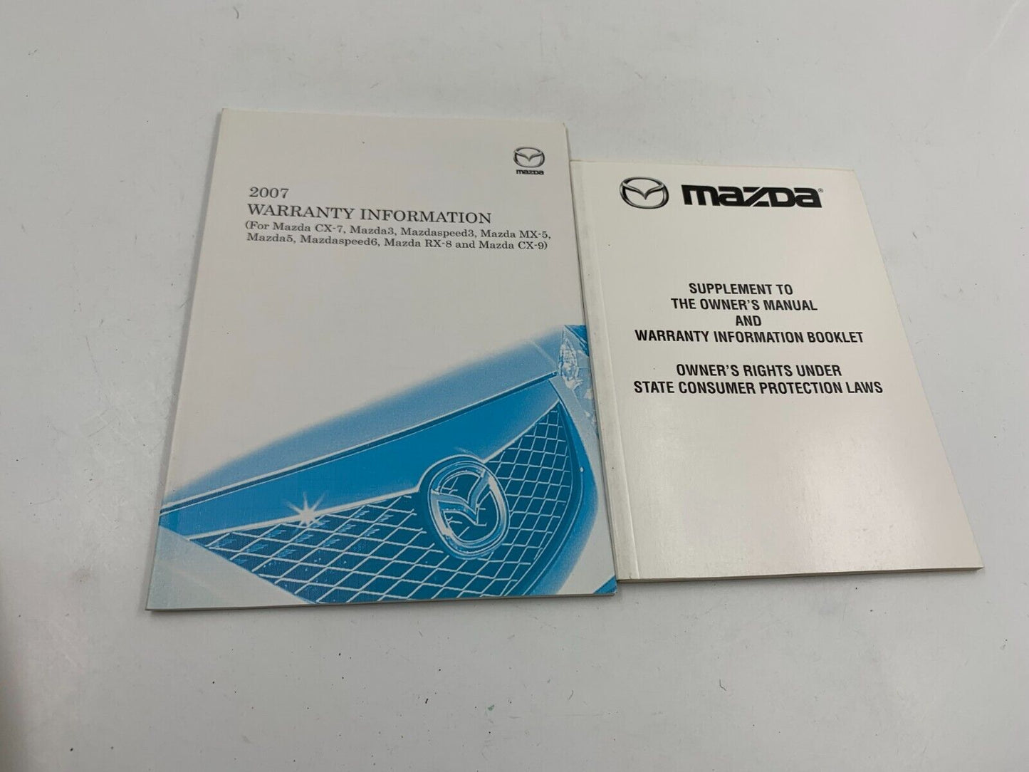 2007 Mazda 6 Owners Manual with Case OEM A03B47038