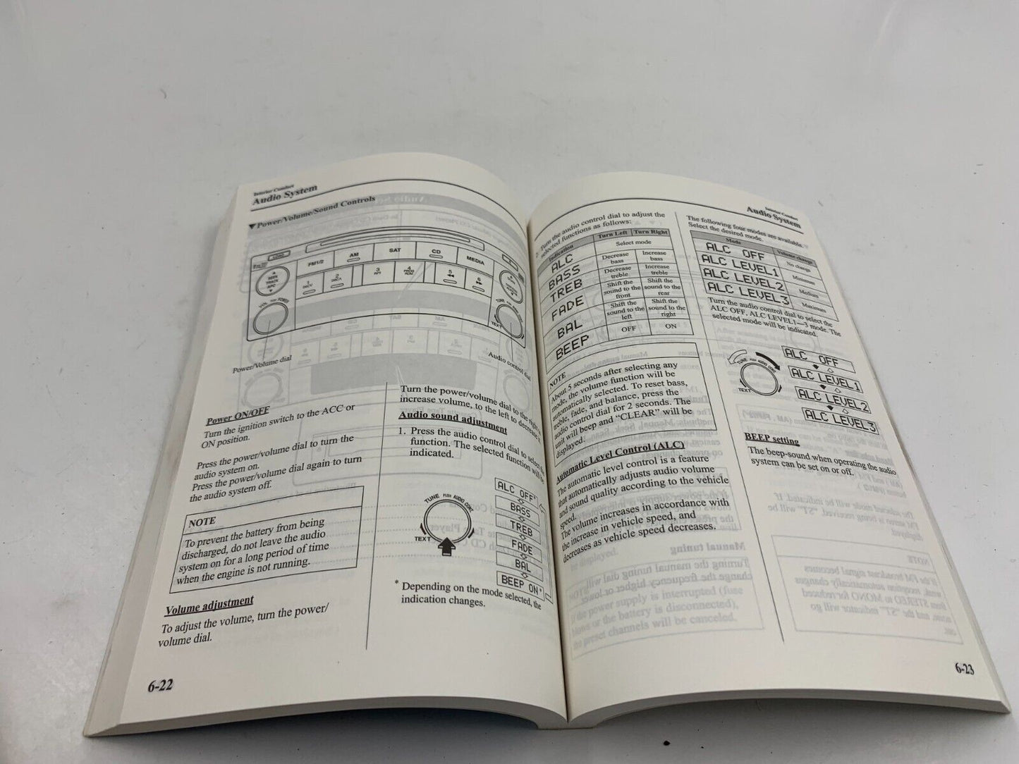 2007 Mazda 6 Owners Manual with Case OEM A03B47038