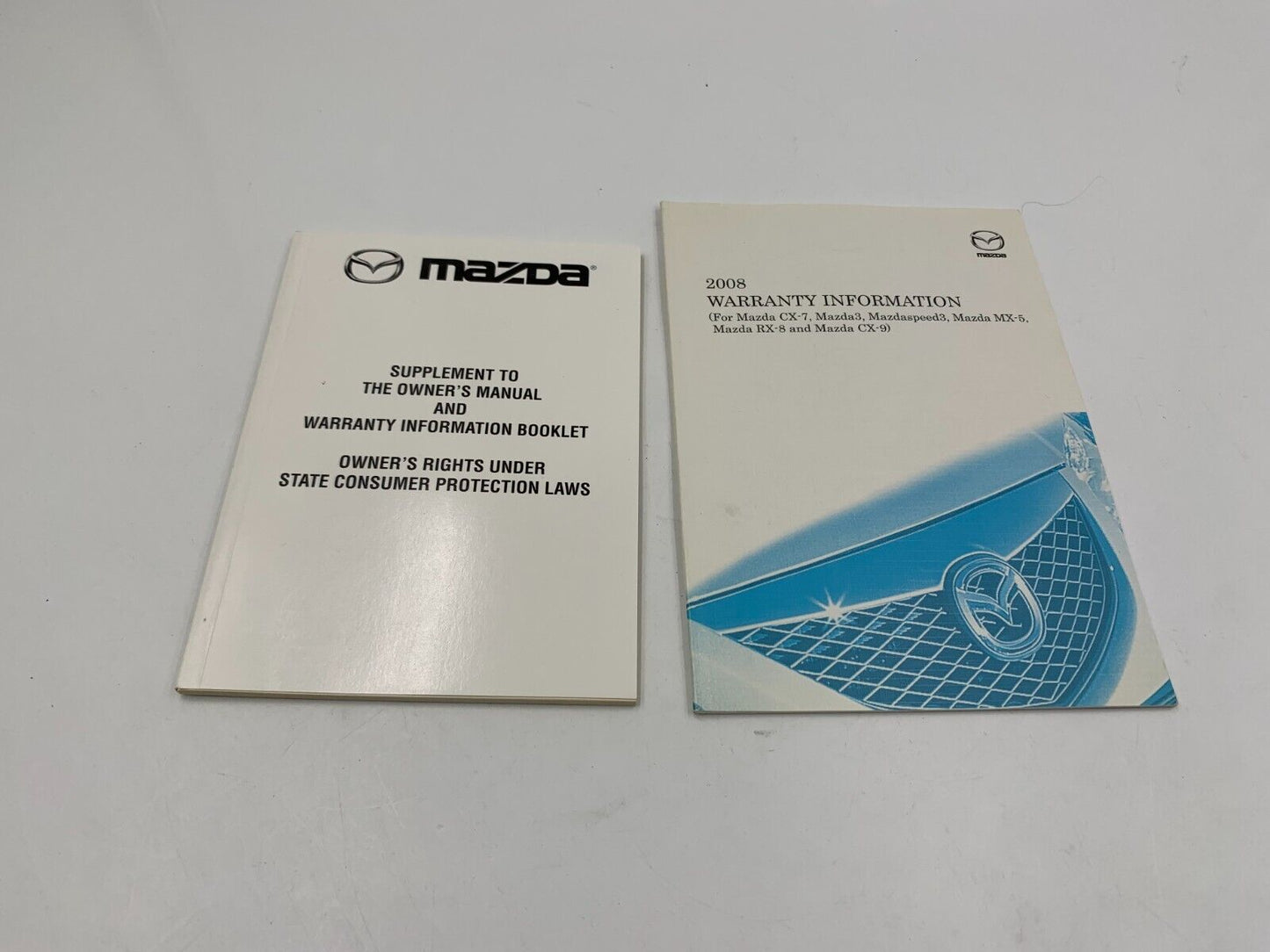 2008 Mazda CX7 CX-7 Owners Manual Handbook Set with Case OEM A02B23024