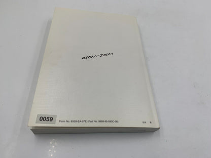 2008 Mazda CX7 CX-7 Owners Manual Handbook Set with Case OEM A02B23024