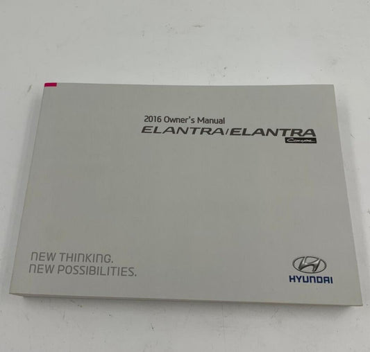 2016 Hyundai Elantra Owners Manual OEM B03B65006