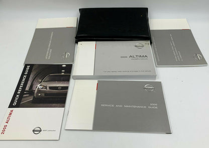 2005 Nissan Altima Owners Manual Set with Case OEM D03B46087