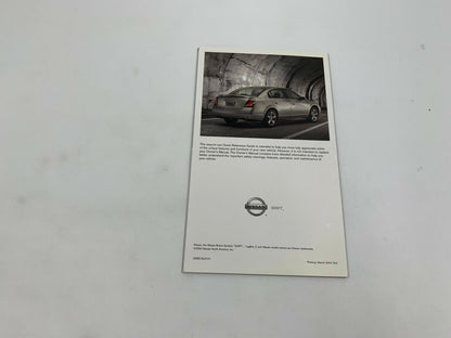 2005 Nissan Altima Owners Manual Set with Case OEM D03B46087