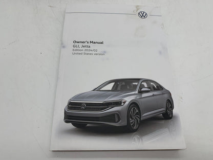 2024 Volkswagen Jetta GLI Owners Manual Set with Case OEM B03B32008