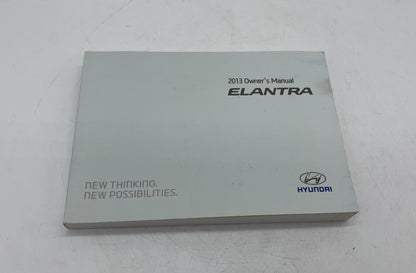 2013 Hyundai Elantra Owners Manual OEM B03B32009