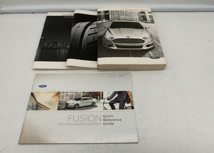 2014 Ford Fusion Owners Manual Set OEM A01B13007