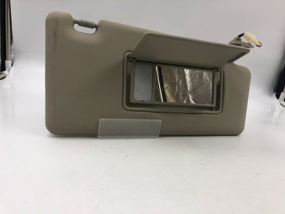 2008-2015 Nissan Rogue Passenger Visor Sunvisor Beige Illumination OEM A02B66004