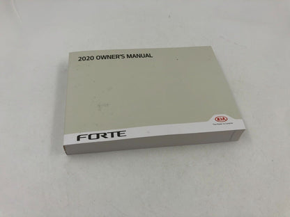 2020 Kia Forte Owners Manual Set with Case OEM A01B05054