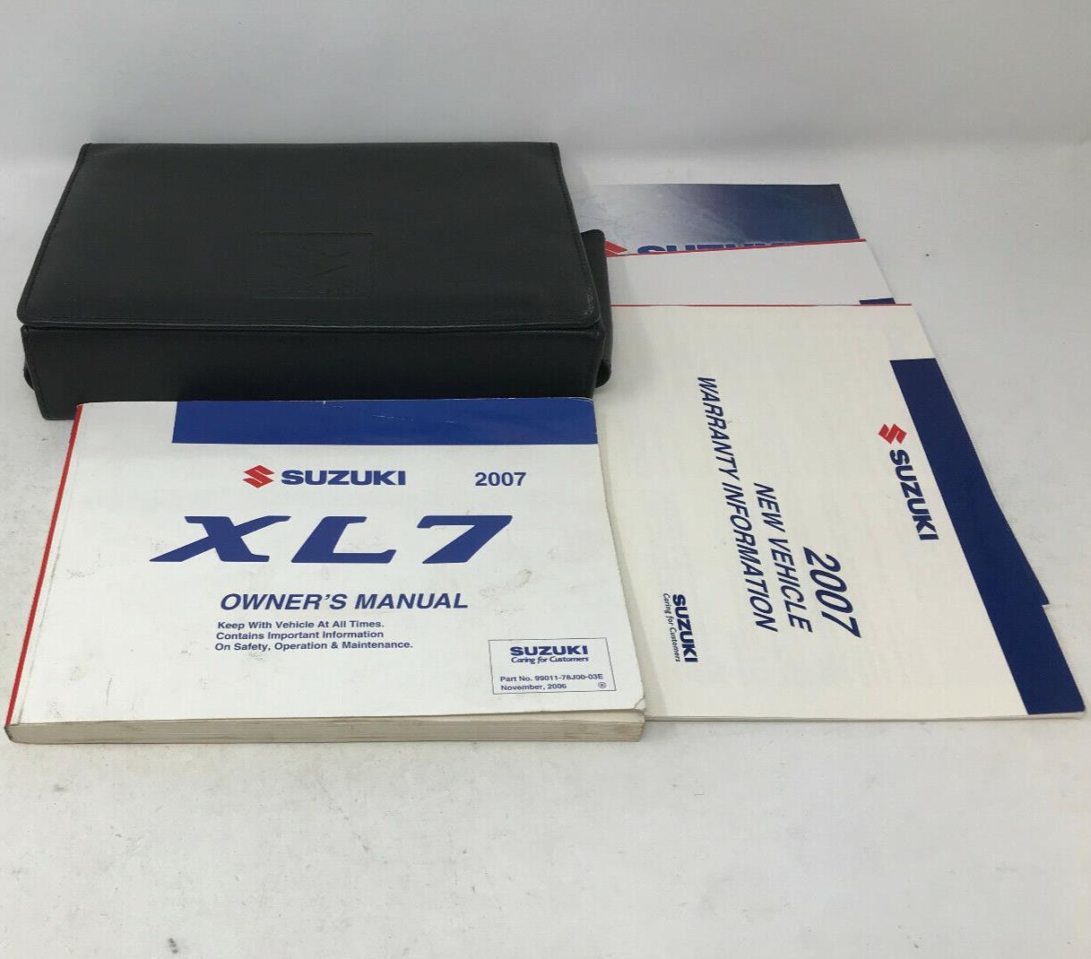 2007 Suzuki Vitara Owners Manual Set with Case OEM E01B54084