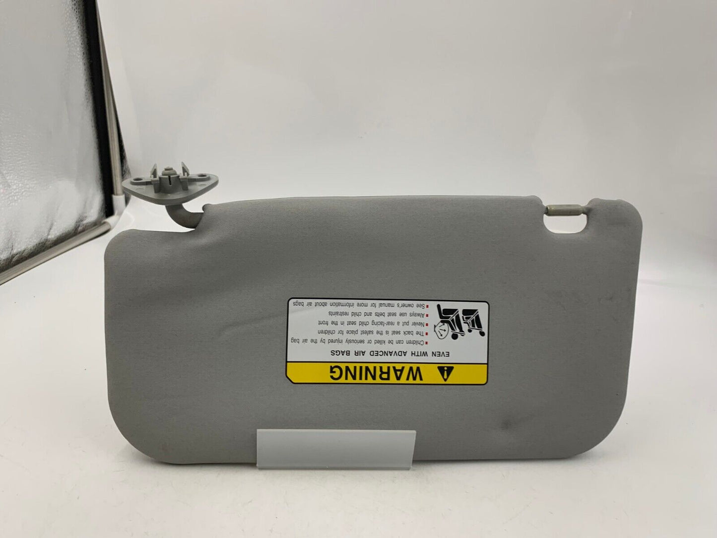 2007-2015 Mitsubishi Lancer Passenger Sun Visor Sunvisor Gray OEM B02B44026