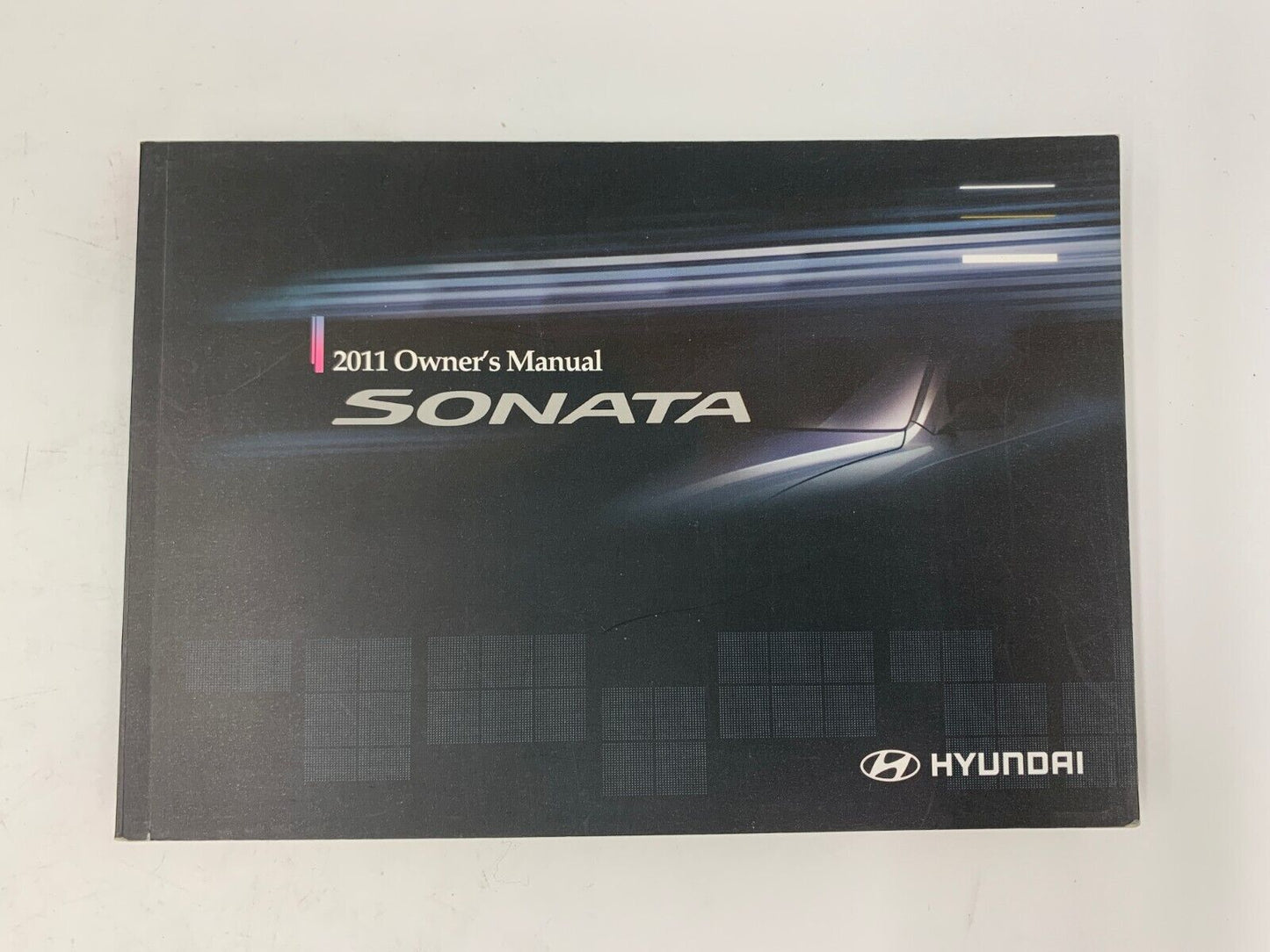 2011 Hyundai Sonata Owners Manual Handbook Set with Case OEM C02B36076