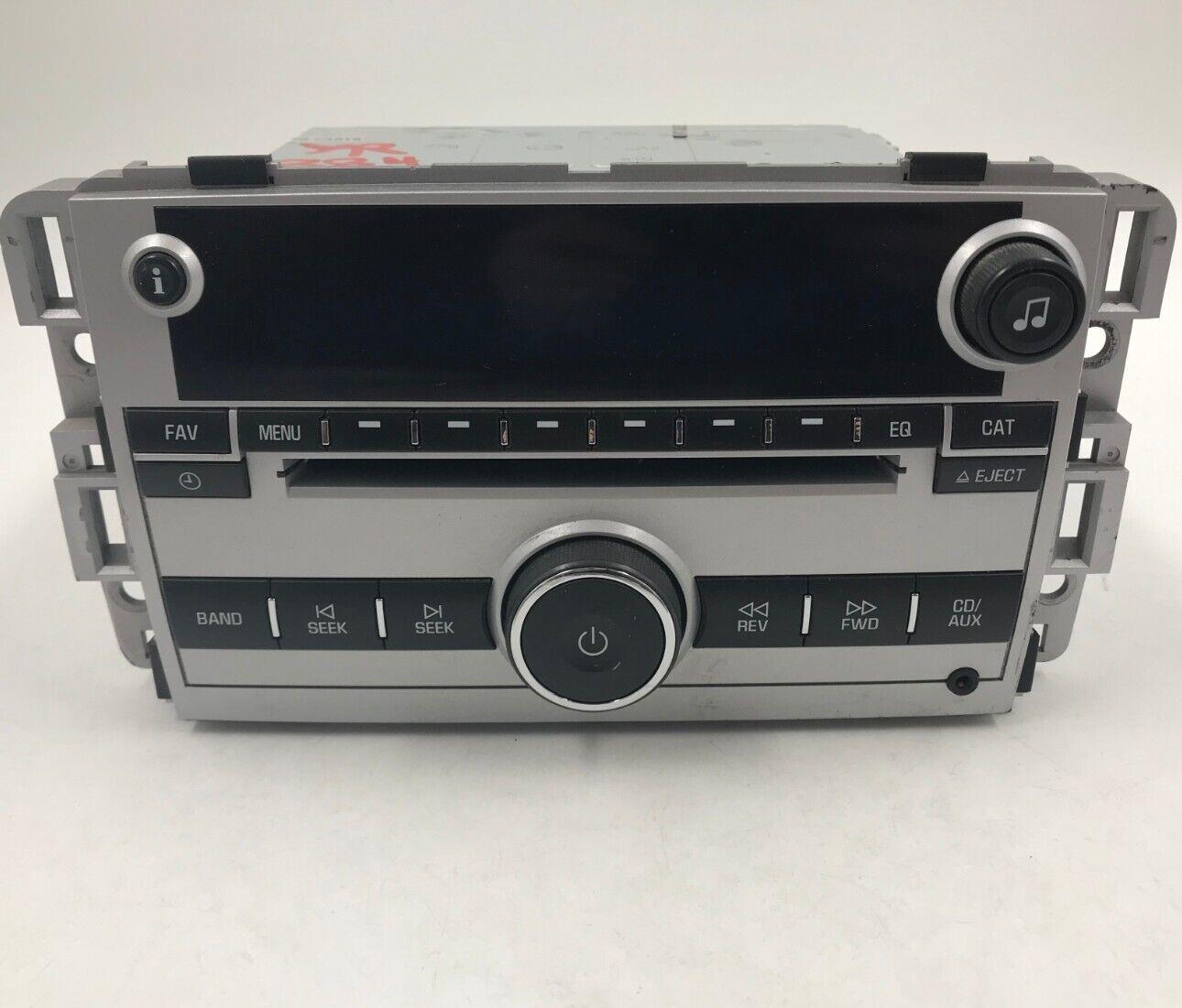 2009 Chevrolet Equinox AM FM CD Player Radio Receiver OEM A01B17080