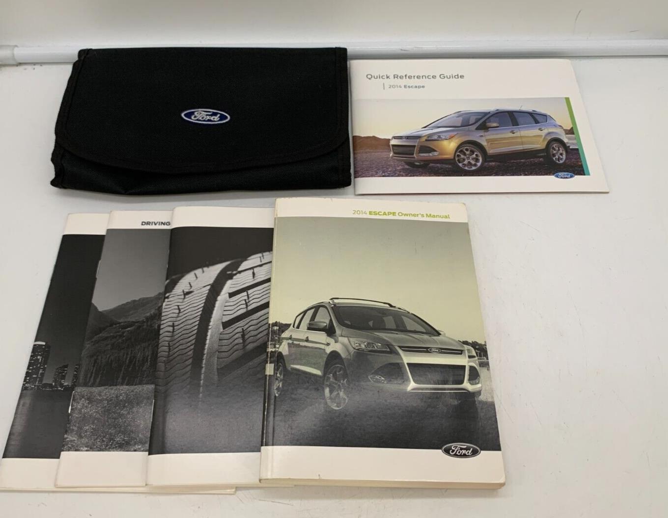 2014 Ford Escape Owners Manual Set with Case OEM D01B60008